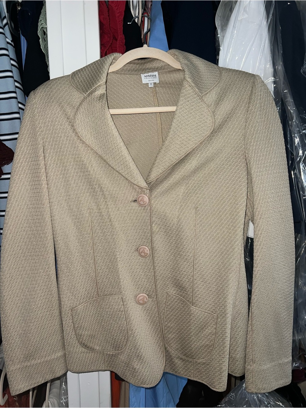 Armani tan blazer
